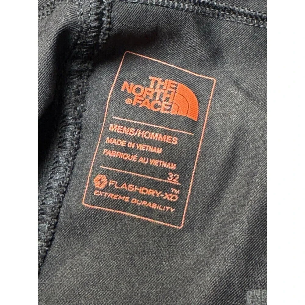The North Face Shorts Mens SZ 32 Black Climbing Pocket Flashdry-XD Outdoor Hiker